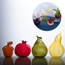 Axyaa Pomegranate Pumpkin Vase Glass Crafts Room Decor