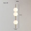 Axyaa Glass Ball LED Chandelier for Nordic Bedroom, Modern Minimalist Design