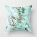 Axyaa Mint Green Geometric Animal Print Pillowcase for Home and Office Decor