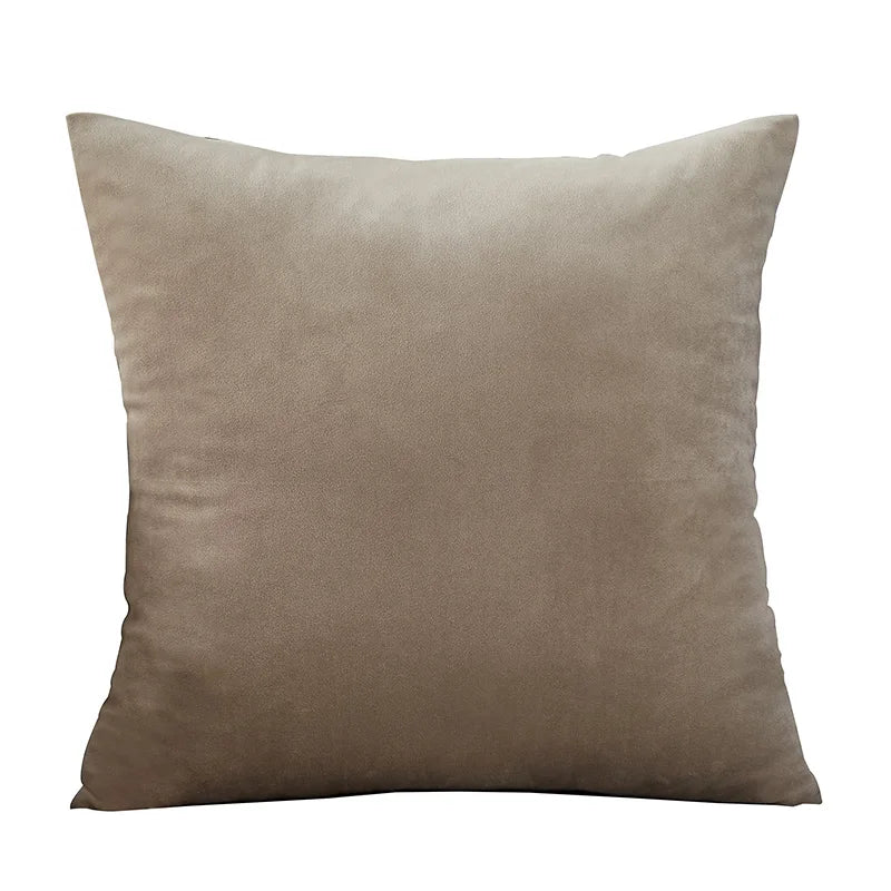 Axyaa Velvet Cushion Cover Set - Home Decor for Sofa, Living Room - Lumbar & Throw Pillow Case