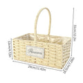 Wicker Basket Organizer by Axyaa: Stylish Storage for Home Decor, Picnics & Plants