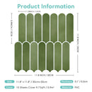 Axyaa 3D Fish Scale Tile Stickers, Matte Finish, Waterproof for Kitchen Bathroom Walls