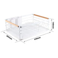 Axyaa 2-Tier Dish Drying Rack Shelf Kitchen Organizer Bowl Drainer Storage Rack