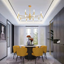 Nordic Style Chandelier by Axyaa - Modern Industrial Pendant Lighting for Living and Dining Rooms