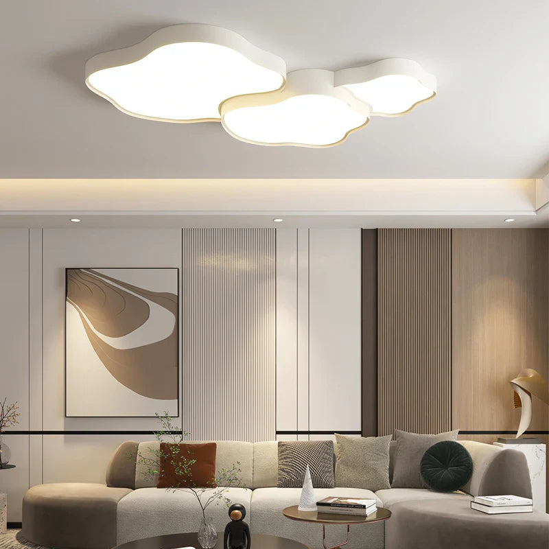 Axyaa Cloud Chandelier: Modern Nordic LED Lighting for Home Décor