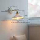 Axyaa Copper Ceramic LED Wall Lamp with Pull Chain Switch, Stair Living Room Decor