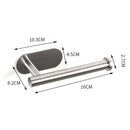 Axyaa Self Adhesive Stainless Steel Paper Holder for Kitchen Wall Storage