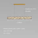 Axyaa Modern Crystal Pendant Light for Light Luxury Restaurant & Living Room
