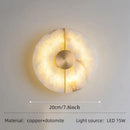 Axyaa Marble LED Wall Sconce for Modern Home Lighting
