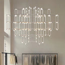 Axyaa Starlight Cube Chandelier - Modern Creative Lighting for Villa, Restaurant, Living Room