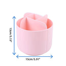 Axyaa Rotatable Pen Holder & Desk Organizer for Students - Multifunctional & Creative Shelf