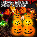 Axyaa LED Pumpkin Lantern Trio for Outdoor Halloween Decor