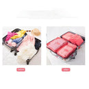 Axyaa Travel Storage Bags Set - Suitcase Packing Organizer for Clothes and Shoes