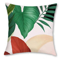 Tropical Leaf Patterns Decorative Pillow Covers by Axyaa - For Sofa, Bedroom, Car