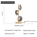 Axyaa Luxury Glass Floor Lamp for Elegant Living Space
