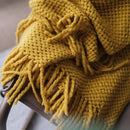 Axyaa Oversized Fluffy Soft Blanket for Four Seasons, Double Bed Knitted Nap Blanket