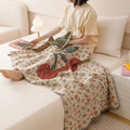 Axyaa Cotton Gauze Bath Towel Shawl & Travel Blanket 80x160cm