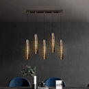 Axyaa Crystal Chandeliers: Modern LED Ceiling Lamp for Living Room