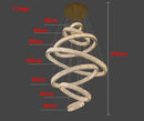 Axyaa Crystal Chandelier Stair Pendant Lamp Living Room Pendant Lights