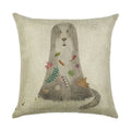 Axyaa Linen Pillowcase: Cartoon Digital Print Pattern for Office, Car, Home Sofa