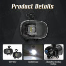 Axyaa Halogen LED Fog Lights for Nissan NP300 X-trail Rogue Kicks Juke F16 MK2