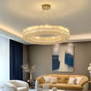 Axyaa Crystal Chandelier Pendant Light for Luxury Living Room and Bedroom
