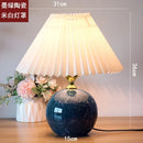 Axyaa Ceramic Desk Lamp Girl Bedroom Bedside Table Lamp Nordic Wedding Children's Room Gift