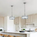 Axyaa Crystal Dining Table Pendant Chandelier