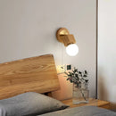 Axyaa Copper LED Wall Light Pull Chain Switch Modern Bedroom Mirror Lamp