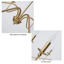 Axyaa Modern Iron Chandelier Light for Living Room, Kitchen, and Dining Room