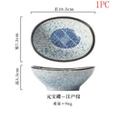 Axyaa Japanese Style Ceramic Snack Plates with Dipping Bowls