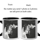 Personalized Photo Mug, Family, Kids, Lovers, Logo, Text Mugs by Axyaa