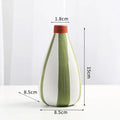 Axyaa Colorful Stripes Ceramic Vase for Modern Floral Arrangement