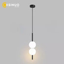 Axyaa Long Line Black/Gold Pendant Light for Bedroom and Living Room Wall Decor