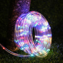 Axyaa Solar LED Rope String Light for Outdoor Garden Christams Party Decor