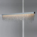 Axyaa Luxe Crystal Pendant Light - Stainless Steel Modern Art Lamp