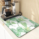 Silicone Leaves Pattern Table Placemat Coaster Set for Axyaa-Kitchen & Car