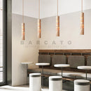 Axyaa Nordic Yellow Stone Pendant Lights: Modern Luxury for Home, Hotel, Restaurant