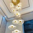 Axyaa Acrylic Designer Pendant Lamps for Home Decor - Hanging Lighting Fixtures