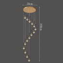 Axyaa Crystal Chandelier Pendant Light for Luxury Dining Room Decor