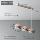 Axyaa Modern Plating Pendant Lights Chandeliers for Dining Room Kitchen Bedroom
