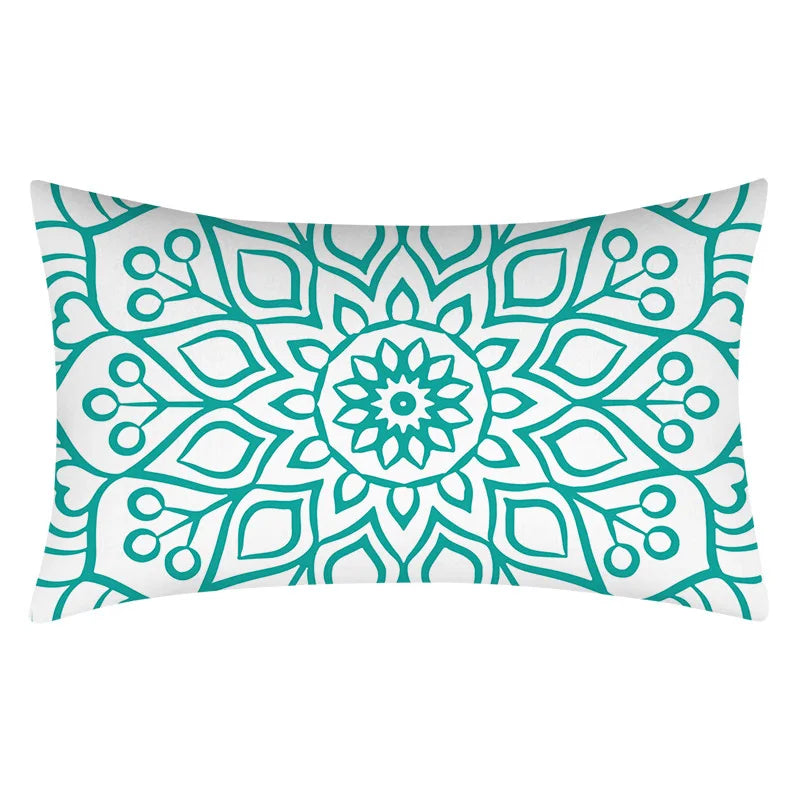 Axyaa Geometric Cushion Cover 30x50 Polyester Pillowcase for Home Decor