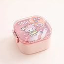 Axyaa Kids Bento Box with Spoon - Stainless Steel 304 Lunch Container