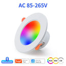 Axyaa 10W Smart Bluetooth Downlight RGBCW Dimmable LED Ceiling Light, App Control