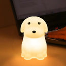 Axyaa Silicone LED Night Light for Kids - USB Rechargeable RGB Touch Lamp