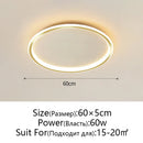 Axyaa LED Ring Ceiling Light: Modern, Artistic, Ideal for Bedrooms, Study Rooms, Kitchens & Dining Rooms