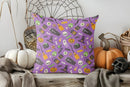 Axyaa Halloween Skeleton Pumpkin Moon Pillow Cover for Sofa Bedroom Car