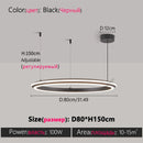 Axyaa LED Ring Chandelier for Living Room, Bedroom, Kitchen, and Restaurant