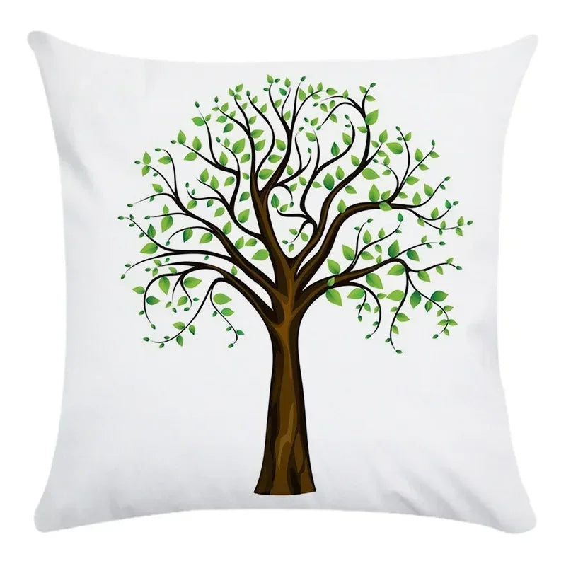 Axyaa Tree Pattern Office Chair Cushion Cover