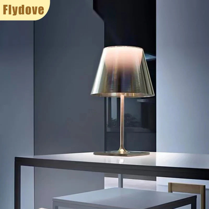 Luxury Acrylic Desk Lamp by Axyaa - Designer Bedhead Lighting for Model Room & Villa